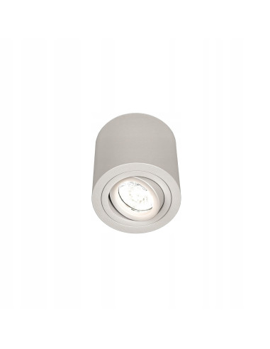 Lampa sufitowa Rullo Toupe – nowoczesny kremowy spot owalny w stylu minimalistycznym do eleganckich wnętrz