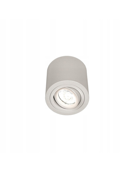 Lampa sufitowa Rullo Toupe – nowoczesny kremowy spot owalny w stylu minimalistycznym do eleganckich wnętrz