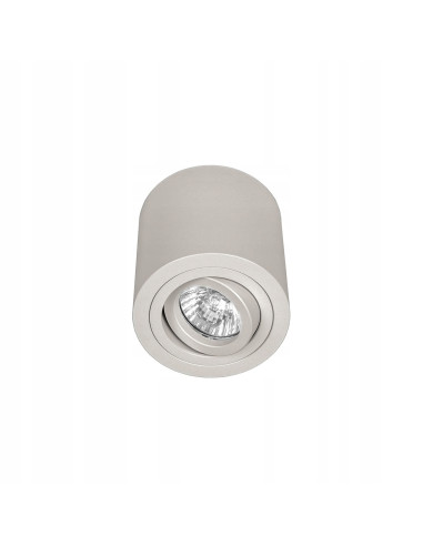 Lampa sufitowa Rullo Toupe – nowoczesny kremowy spot owalny w stylu minimalistycznym do eleganckich wnętrz