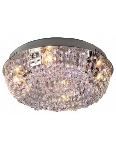 Luksusowy plafon kryształowy Venti P-E 1154/4 ze zdalnym sterowaniem, idealny do eleganckich wnętrz i sal weselnych