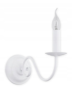 Kinkiet ASTI LEMIR - elegancka lampa ścienna w białym kolorze do salonu, korytarza i sypialni, nowoczesny design.