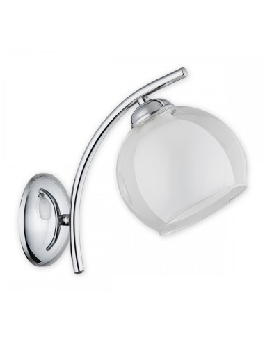 Kinkiet Altea - eleganckie oświetlenie ścienne w chromie, nowoczesny design do sypialni i biura, E27, wysokiej jakości.