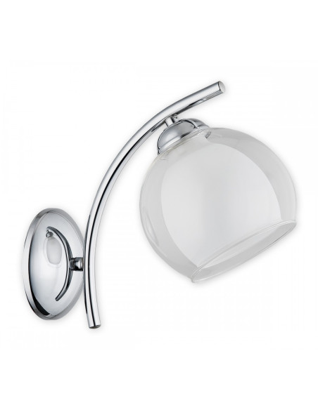 Kinkiet Altea - eleganckie oświetlenie ścienne w chromie, nowoczesny design do sypialni i biura, E27, wysokiej jakości.