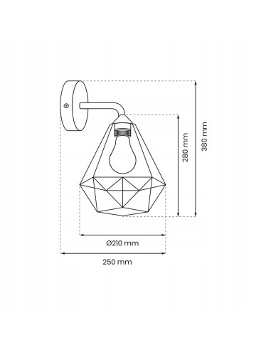 Kinkiet BASKET MiLAGRO w złamanej szarości - nowoczesna lampka nocna do minimalistycznych wnętrz.