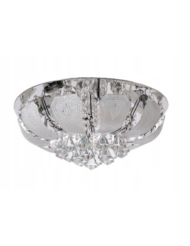 Kryształowy plafon LED Venti P-Y 0149/6 z funkcją regulacji barwy światła – nowoczesne oświetlenie do wnętrz