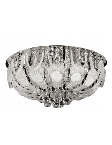 Plafon Szklany Meduza P-Y 0759/8 – Nowoczesne Oświetlenie E14 z Regulacją Światła do Korytarza w Stylu Eleganckim