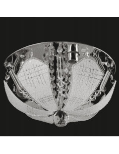 Plafon Szklany Meduza P-Y 0759/8 – Nowoczesne Oświetlenie E14 z Regulacją Światła do Korytarza w Stylu Eleganckim 2