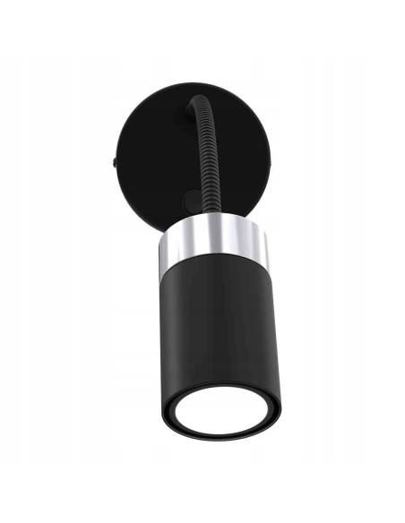 Lampa nocna Eko-Light JOKER BLACK z regulowanym ramieniem i ciepłym światłem dla nowoczesnych wnętrz.