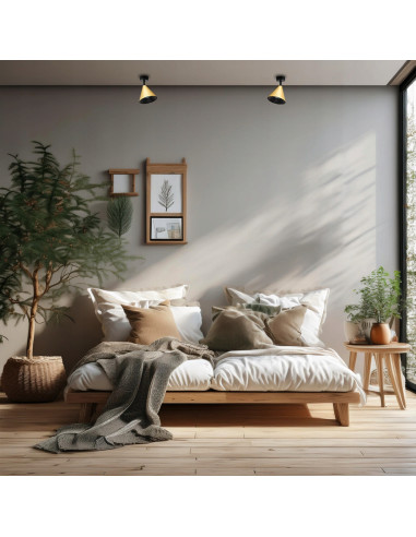 Reflektor stożkowy Cone w złotym wykończeniu - elegancja i styl do sypialni, regulacja kąta padania światła