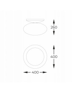 Plafon sufitowy OMI w kształcie owalu, mosiężny, E27 – elegancka lampa do przedpokoju i garderoby 2