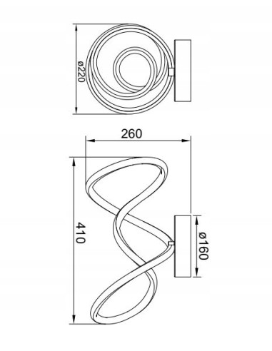 Nowoczesna Lampa Sufitowa CLINT LED, Czarna, Zintegrowane Źródło Światła, Idealna do Salonów i Wnętrz