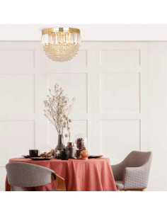 Lampa sufitowa CHARLOTTE E14 z kryształami - elegancja i nowoczesność dla każdego wnętrza 2