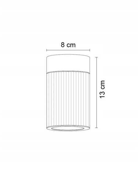 Lampa sufitowa ARIA tytanowa, nowoczesna, okrągła oprawa oświetleniowa do przedpokoju i korytarza