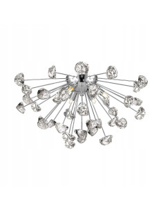 Elegancka lampa sufitowa STAR G9 z szklanymi akcentami - nowoczesny plafon do stylowych wnętrz