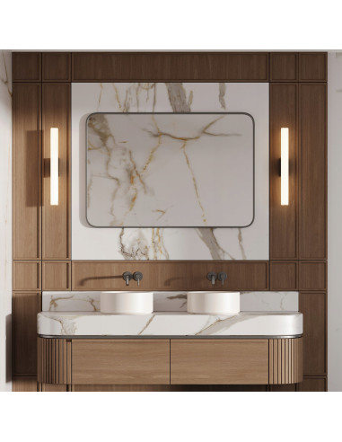 Kinkiet LED Linea Chromowany 45cm IP44 z Regulacją Barwy Światła - Stylowe Oświetlenie Łazienkowe Light Prestige