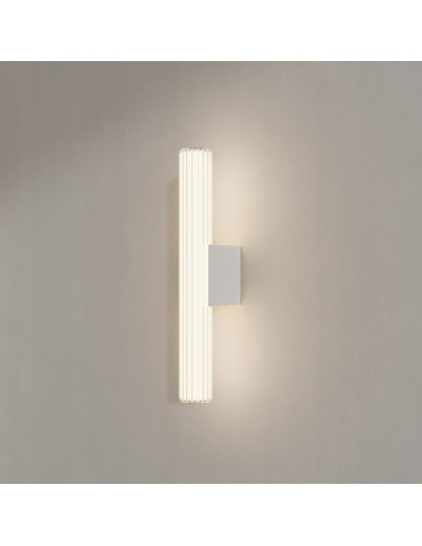 Kinkiet LED Linea Chromowany 45cm IP44 z Regulacją Barwy Światła - Stylowe Oświetlenie Łazienkowe Light Prestige