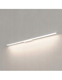 Kinkiet łazienkowy Light Prestige Aqua 92 cm, regulowana barwa światła, minimalistyczny design, biały metal, IP44 2