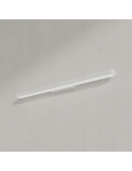 Kinkiet łazienkowy Light Prestige Aqua 92 cm, regulowana barwa światła, minimalistyczny design, biały metal, IP44