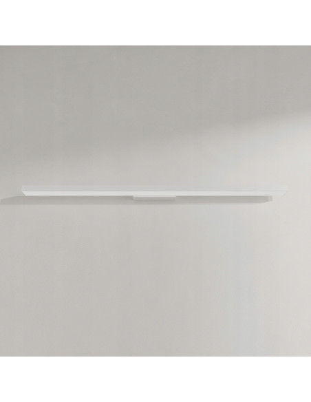 Kinkiet łazienkowy Light Prestige Aqua 92 cm, regulowana barwa światła, minimalistyczny design, biały metal, IP44