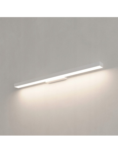 Nowoczesny kinkiet łazienkowy Aqua LED 66,5 cm, regulowana barwa światła, wodoodporny, biały, Light Prestige