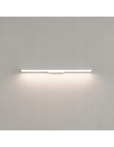 Nowoczesny kinkiet łazienkowy Aqua LED 66,5 cm, regulowana barwa światła, wodoodporny, biały, Light Prestige