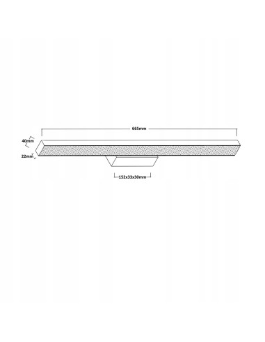 Nowoczesny kinkiet łazienkowy Aqua LED 66,5 cm, regulowana barwa światła, wodoodporny, biały, Light Prestige