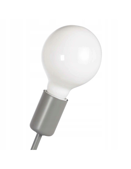 Kinkiet VEN w stylu industrialnym z wygiętym ramieniem, biały, nowoczesny, metalowa lampa ścienna.