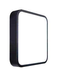 Nowoczesny plafon LED HOLLYWOOD 30x30 cm, czarny, 24W, neutralna biel 4000K - eleganckie oświetlenie do wnętrz. 2