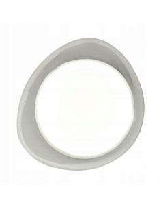 Nowoczesna lampa sufitowa AURA LED z regulacją barwy światła w białym macie - perfecja w minimalistycznym wydaniu.