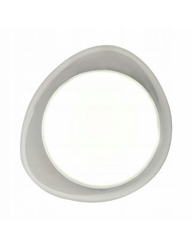 Nowoczesna lampa sufitowa AURA LED z regulacją barwy światła w białym macie - perfecja w minimalistycznym wydaniu.