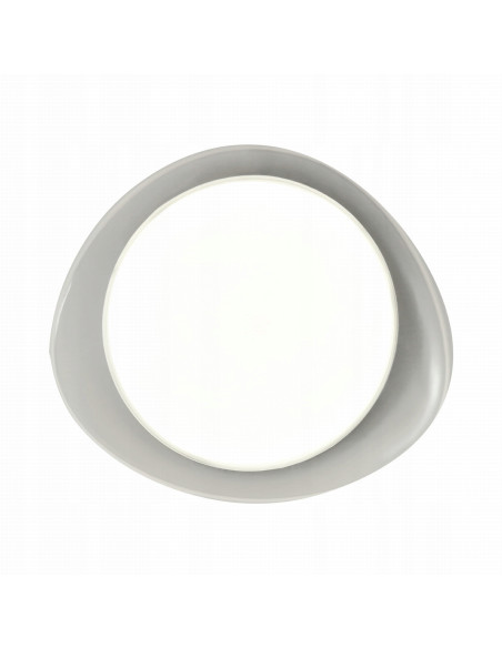 Plafon LED AURA 24W w kolorze białym, minimalistyczny, regulacja barwy światła, idealny do nowoczesnych wnętrz