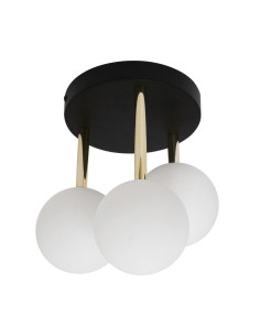 Lampa wisząca ALI G9 z trzema kulistymi światłami – nowoczesny akcent do eleganckich wnętrz