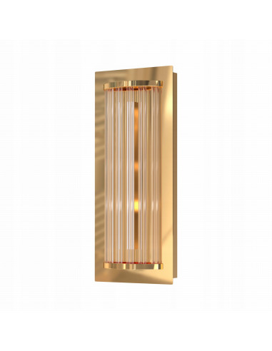 Kinkiet LED CALLY w stylu glamour - złoty, regulowany, 1700 lumenów, elegancka ozdoba do salonu i sypialni