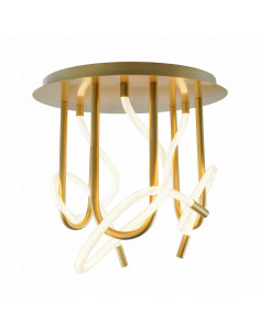 Nowoczesny żyrandol art déco BALBO z regulowanym oświetleniem LED – elegancka lampa do stylowych wnętrz.