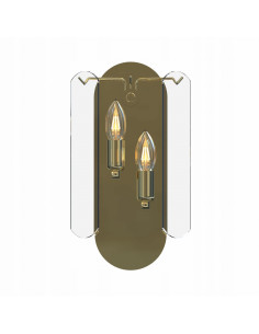 Lampa ścienna NIRA w złocie z przezroczystymi kloszami – nowoczesny akcent do eleganckich wnętrz 2