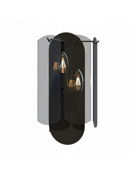 Lampa ścienna NIRA z przezroczystymi kloszami - elegancka dekoracja do nowoczesnych wnętrz od Zuma Line