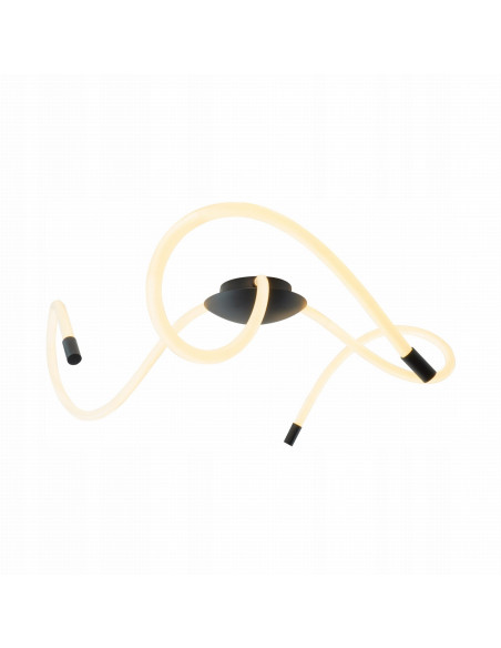 Nowoczesny plafon LED BALBO, elegancka lampa sufitowa z regulacją barwy światła do pokoju młodzieżowego