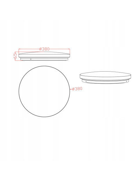 Plafon LED Babilon z złotą obręczą – elegancka lampa sufitowa w stylu art déco do sypialni i salonu