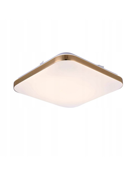 Elegancka lampa sufitowa Babilon LED w złotym wykończeniu - klasyczne oświetlenie do każdego wnętrza