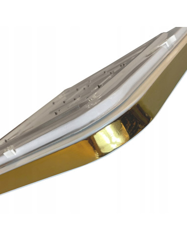 Elegancka lampa sufitowa Babilon LED w złotym wykończeniu - klasyczne oświetlenie do każdego wnętrza