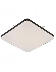 Plafon kwadratowy Babilon LED 18W z czarną obwódką - eleganckie oświetlenie do kuchni i jadalni, akryl wysokiej jakości. 2