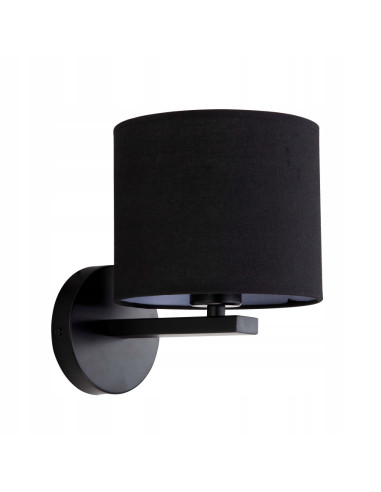 Nowoczesny kinkiet Cecina w czerni – elegancka lampa natynkowa do korytarza i stylowych wnętrz