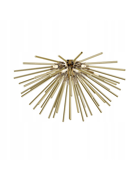 Lampa sufitowa Urchin w złotych prętach – elegancki plafon do nowoczesnych wnętrz i przestrzeni komercyjnych