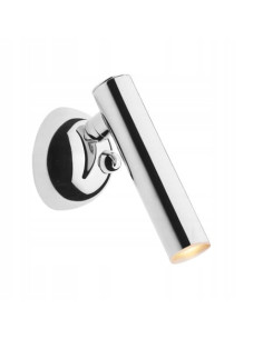 Nowoczesny kinkiet LOYA LED z regulacją światła, chromowany, elegancki do wnętrz domowych i gastronomicznych, 5W