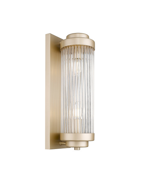 Lampa ścienna SERGIO w stylu glamour z obrotowym kloszem, złota elegancja do nowoczesnych wnętrz