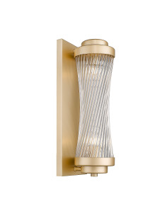 Lampa ścienna SERGIO w stylu glamour z obrotowym kloszem, złota elegancja do nowoczesnych wnętrz 2