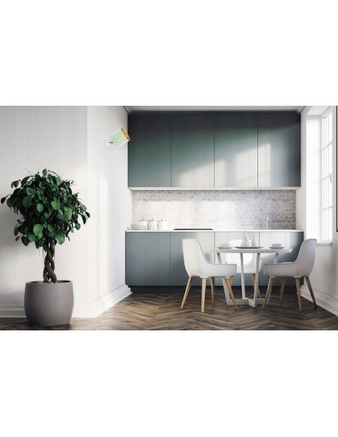 Lampa sufitowa MEDIOLAN - stylowe oświetlenie w kolorze oliwkowym, czarnym i białym do eleganckich wnętrz.