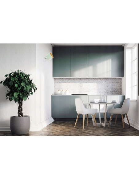 Lampa sufitowa MEDIOLAN - stylowe oświetlenie w kolorze oliwkowym, czarnym i białym do eleganckich wnętrz.