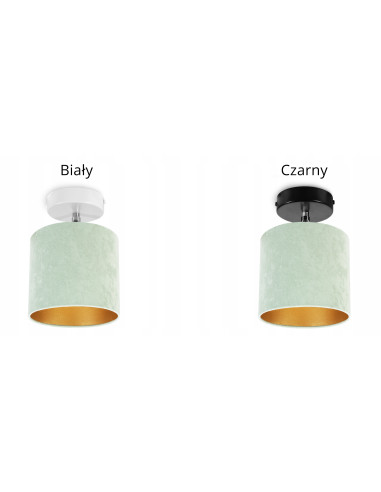 Lampa sufitowa MEDIOLAN - stylowe oświetlenie w kolorze oliwkowym, czarnym i białym do eleganckich wnętrz.