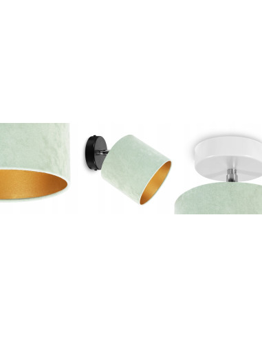 Lampa sufitowa MEDIOLAN - stylowe oświetlenie w kolorze oliwkowym, czarnym i białym do eleganckich wnętrz.